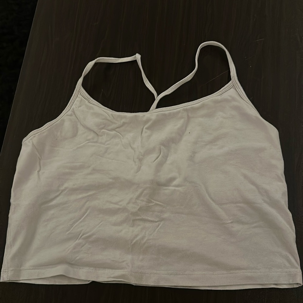PINK. XL grey tank top